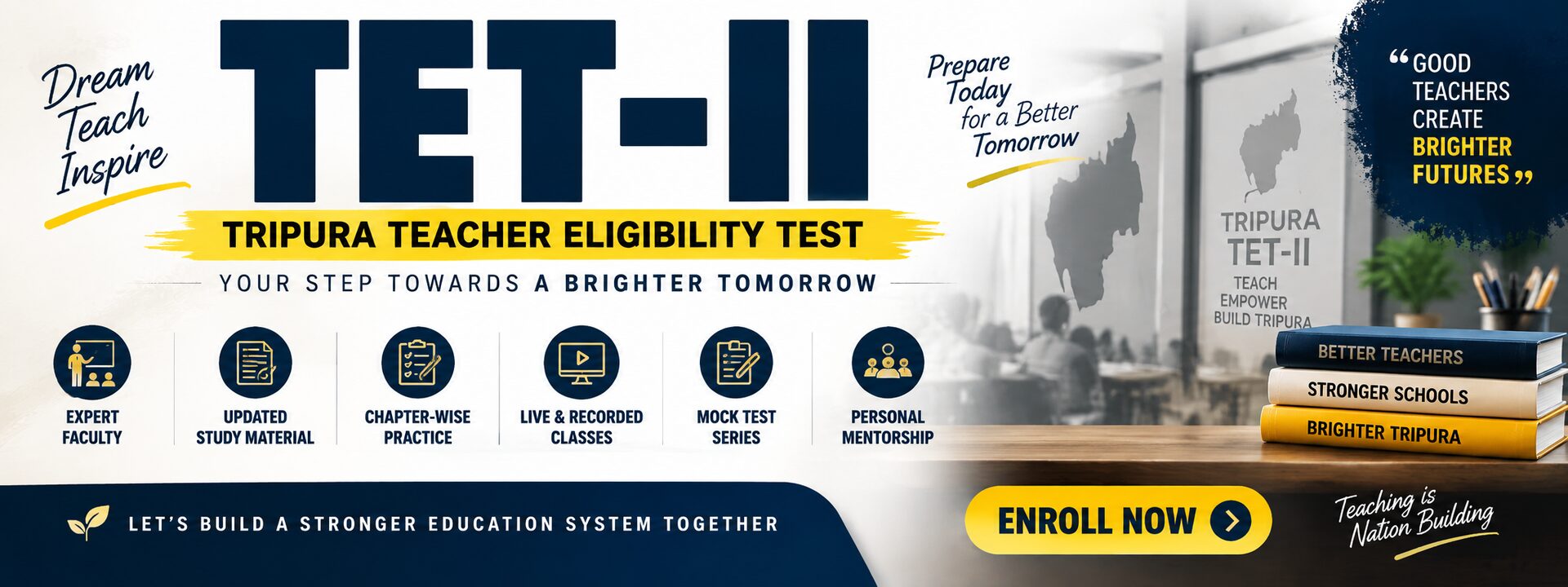 TET-II coaching - Tripura Teacher Eligibility Test