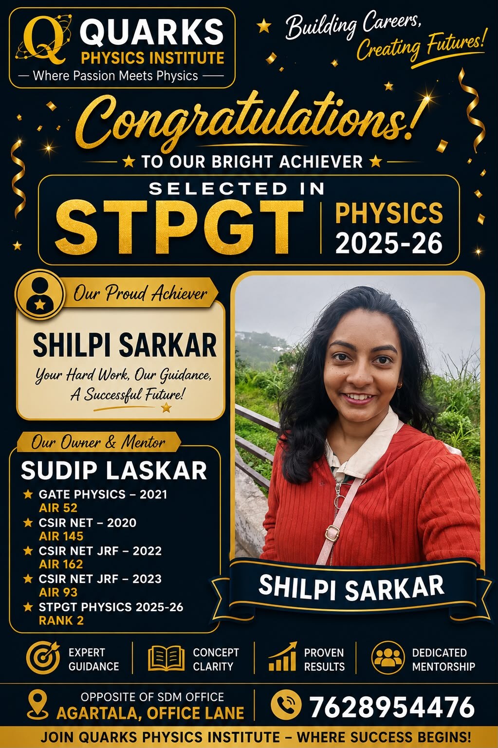 Quarks Institute result poster 7 of 11
